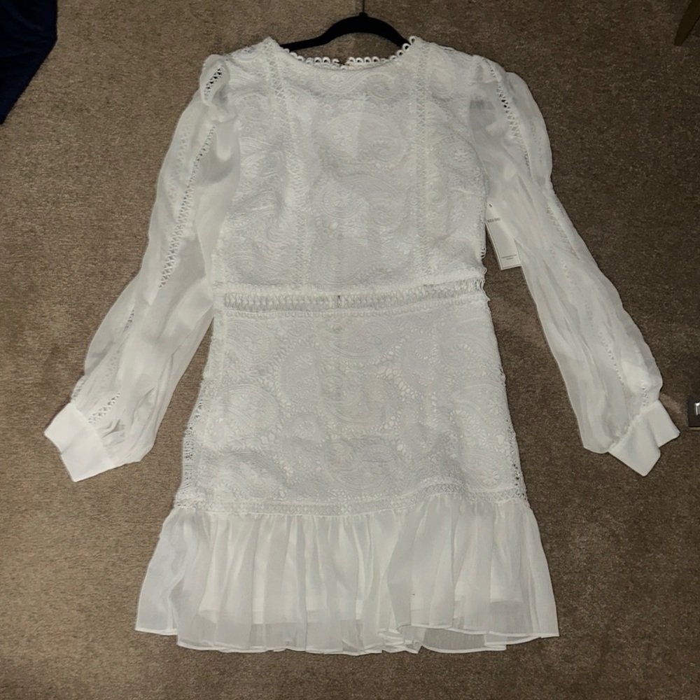 Red Dress Boutique White Lace Dress